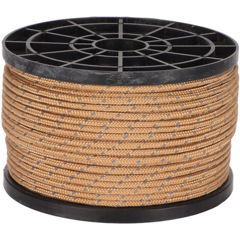 Corde de Camping Réfléchissante [50m, PP Haute Densité, Résistante UV] - Fixation Tente et Accessoires Outdoor