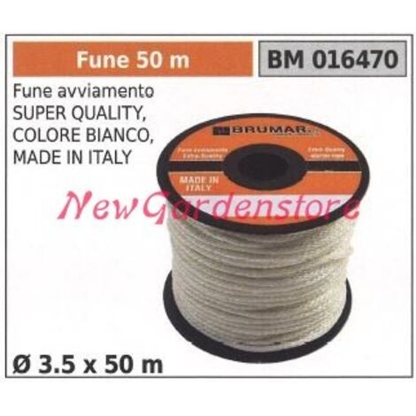 Corde de démarrage blanche de super qualité Ø 3.5 x 50m 016470