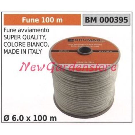Corde de démarrage de super qualité couleur blanche Ø 6.0 x 100m 000395