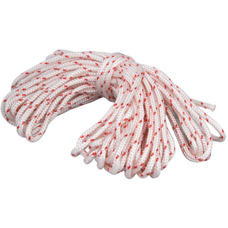 Corde de démarrage en nylon de 10 m pour tondeuse à gazon, tronçonneuse et débroussailleuse, de rechange pour STIHL, 4,5 mm / 0,18 po