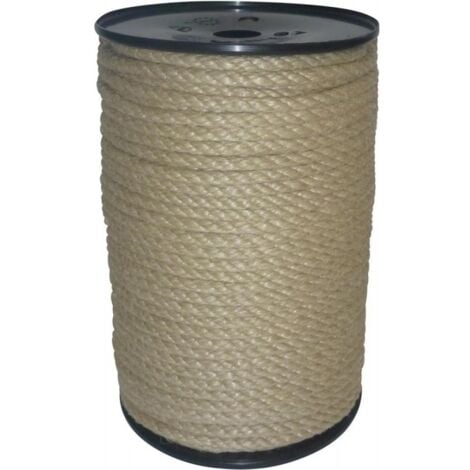 Corde de fibres multibrins 8mm 100m en polypropylène
