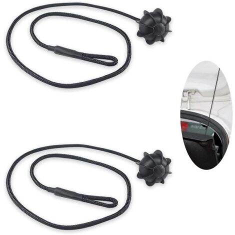 Corde de Fixation - Universelle - 2 Pièces - Noir - Durable - Facile à Installer