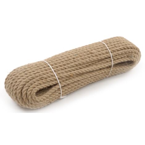 Corde de jute 10 mm 10 Mo - LJ 10 10 m
