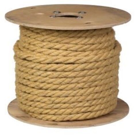 Corde de jute 50 Mo, bobine 14 mm - 50 Mo - LJ 14 50 m