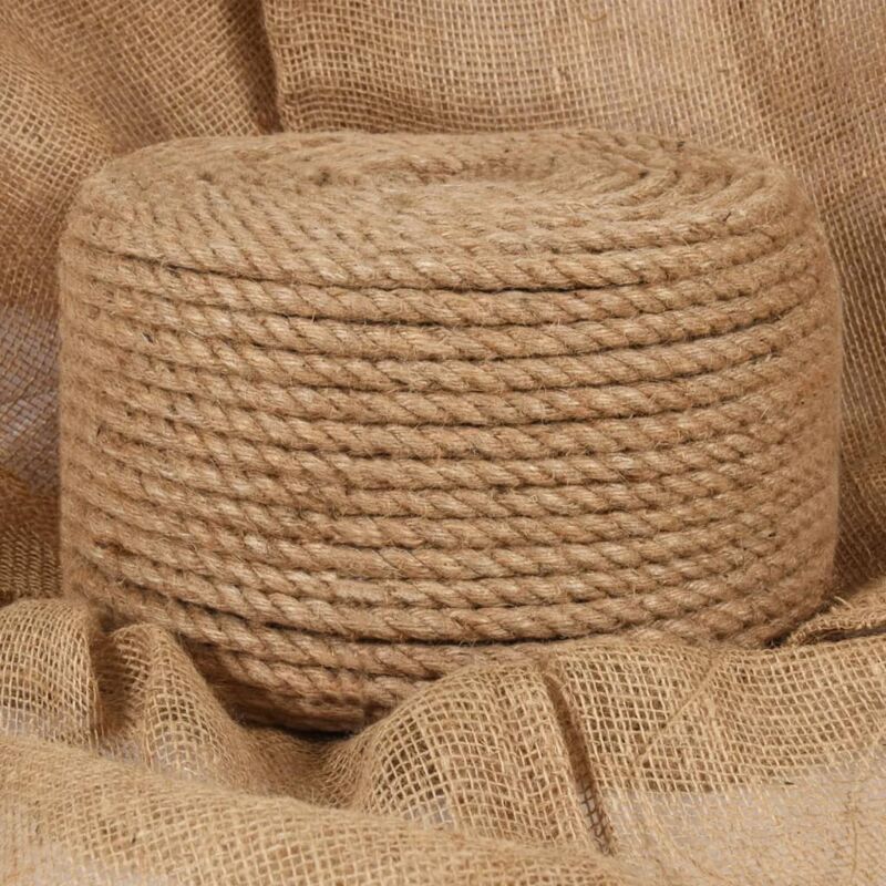 Corde de jute,Cordage,Corde en chanvre 50 m de long 14 mm d'épaisseur RIJMHX86478506 MaisonChic