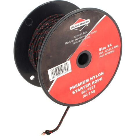 Corde de lanceur 3,2mm au metre pour Moteur de tondeuse Briggs & stratton