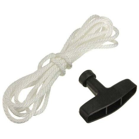 Corde de lanceur à Rappel,Corde de Démarreur à Rappel,Corde de Démarrage pour Tondeuse à Gazon,Corde de Traction pour Pièces de Tondeuse à Gazon Debroussailleuse Tronçonneuse Pièces de Moteur