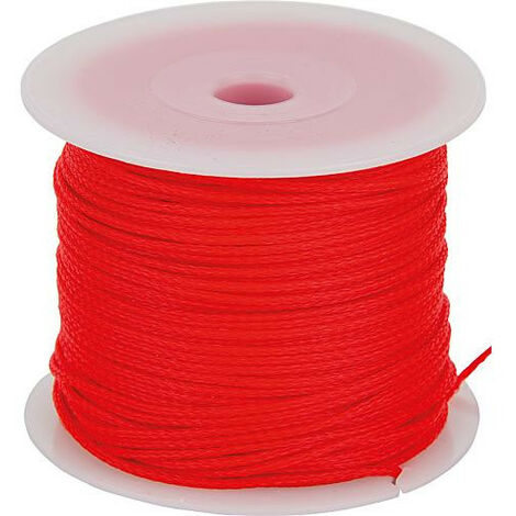 corde de macon rouge 2mmx100m