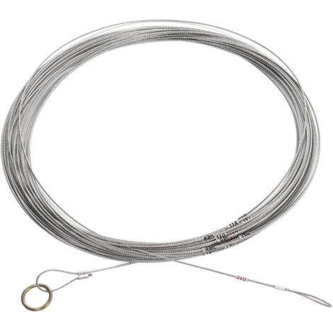 Corde de Mesure en Acier pour Puits, Flexible et Robuste avec Graduations, Longueur 70m (229.7ft) pour Construction de Puits