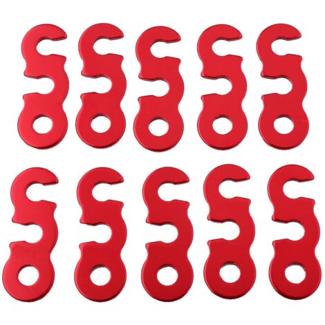 Corde de rechange pour tente fluorescente, tendeur de tente en aluminium, accessoires pour corde d'auvent, boucles de cordon