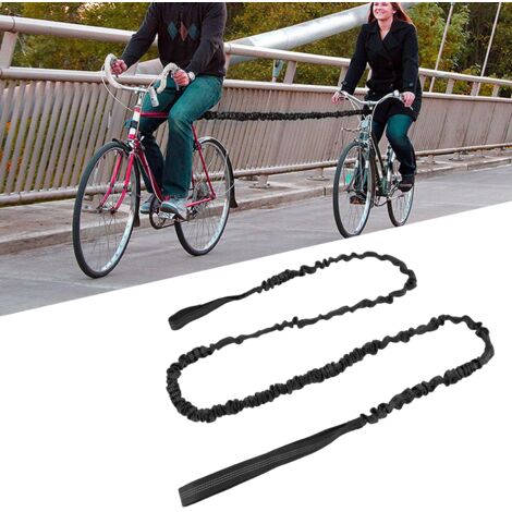 Corde de Remorquage pour Vélo de Montagne - Câble de Traction pour Enfants en Extérieur - Noir