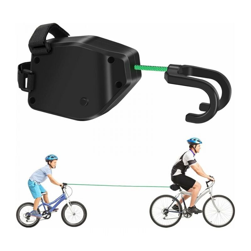 Corde de remorquage pour vélo de montagne en plein air, corde de remorquage pour vélo, système de remorquage pour vélo et vélo Système de remorquage