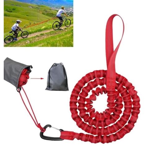 Corde de remorquage pour vélo, Sangle de Remorquage Velo, Corde Traction Vélo, Corde Remorquage Vélo Enfant 3m