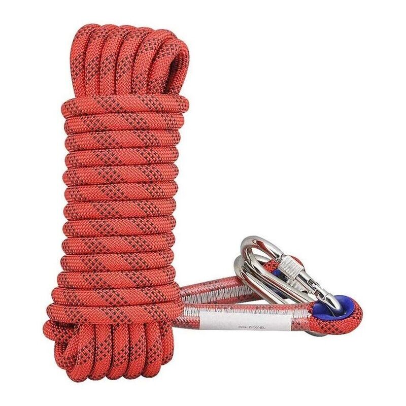 corde de sécurité corde en nylon corde corde grimpant corde d'escalade corde de vie corde de vie corde d'escalade corde d'escalade 14mm rouge (30