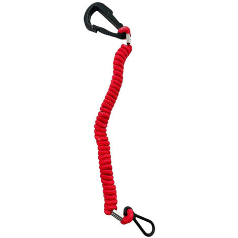 Corde de sécurité d'arrêt d'urgence pour commande latérale à distance marine 15920Q54, adaptée aux moteurs hors-bord Mercury, avec corde de sécurité coupe-feu rouge.
