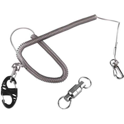 Corde de sécurité pour pêche et alpinisme avec boucle magnétique (couleur arme)