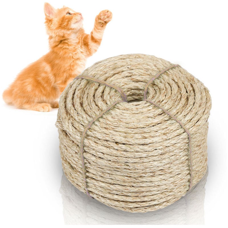 Corde de sisal pour animaux de compagnie corde de sisal chat corde à gratter corde à gratter corde 3000 x 0.8CM