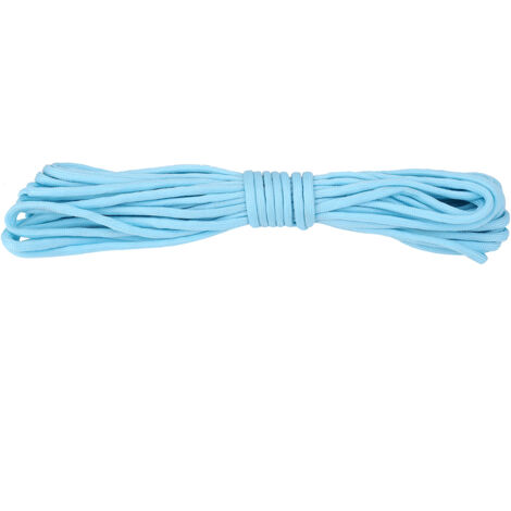 Corde de Survie Lumineuse Bleue 9 Cœurs pour Randonnée et Camping