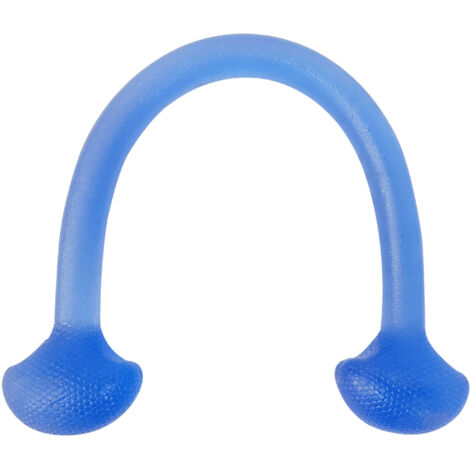 Corde de traction en silicone One Word, élastique, multifonctionnelle et réglable, résistance à la traction de 4,5 kg (10 lb), pour extenseur de poitrine, sangle extensible bleue