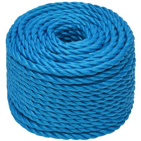 Corde de travail Bleu 20 mm 50 m polypropylène CFW33212