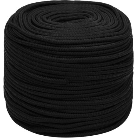 Corde de travail Noir 6 mm 500 m Polyester CFW62187