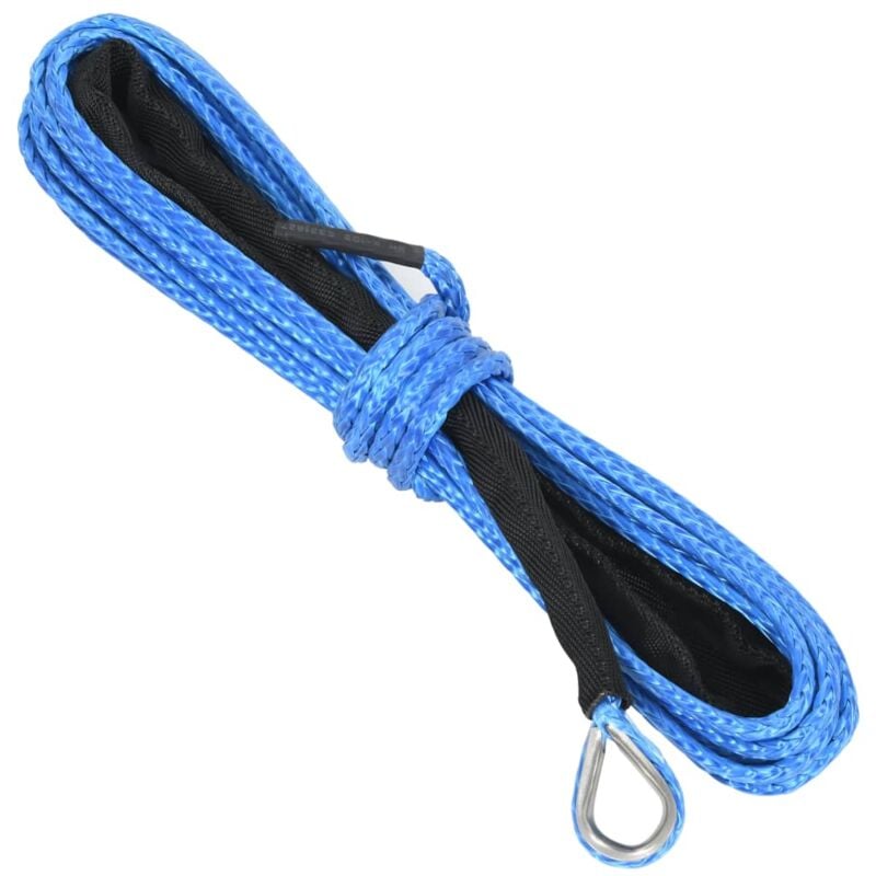 Vidaxl - Corde de treuil Bleu 5 mm x 9 m