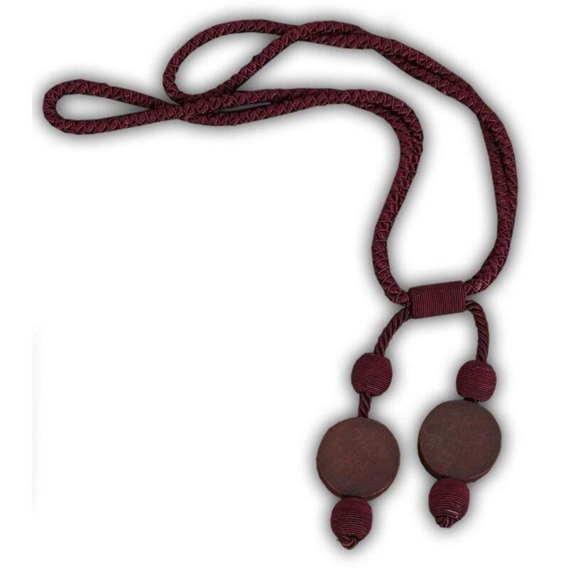 CORDE DÉCORATIVE 16 bordeaux