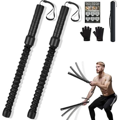 Corde D'Entraînement Sans Câble - Résistance À Ressort Silencieux Pour HIIT Et Cardio - Équipement De Gym Intérieur Portable - 1 Pièce