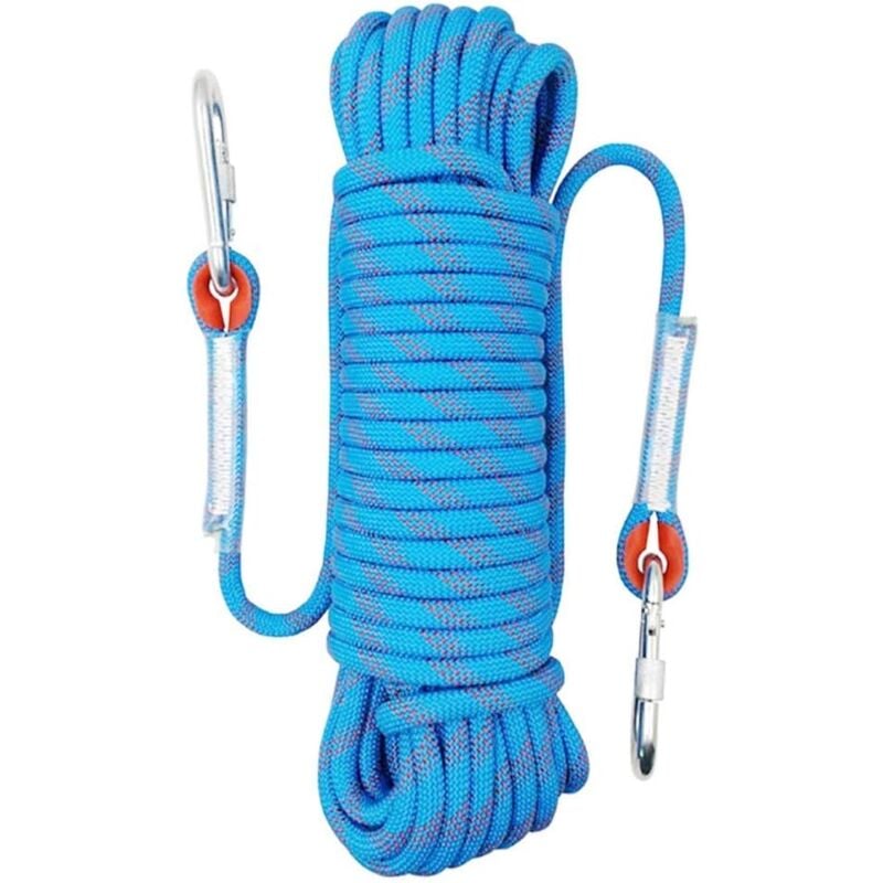 Corde d'escalade, corde de sécurité, corde d'escalade outdoor, corde d'escalade outdoor, corde d'escalade avec mousquetons
