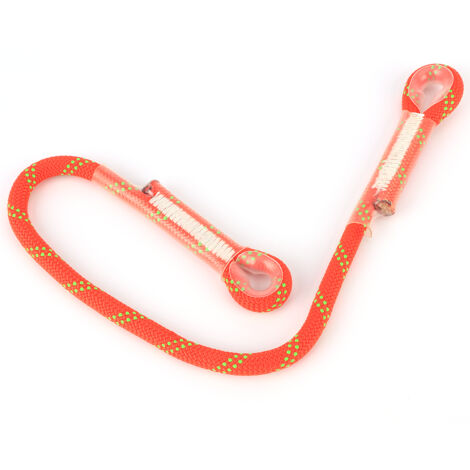 Corde d'escalade de 60cm avec mousqueton de sécurité anti-chute pour alpinisme et sauvetage