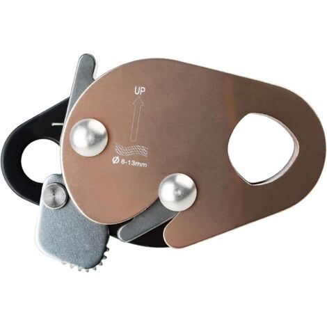 Corde d'escalade Frein de Corde Corde de sécurité Dispositif autobloquant 22KN Protecteur antichute pour arboriste extérieur spéléologie, pour Corde de 8 à 13 mm 1 pièce