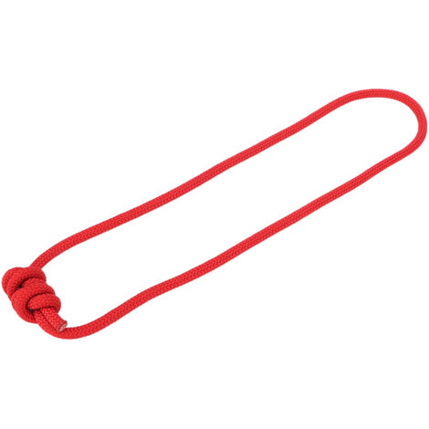 Corde d'escalade robuste 1,2 mètres 6mm résistance 12KN pour équipement d'escalade extérieur rouge