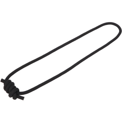 Corde d'escalade robuste 1,2 mètres, diamètre 6mm, résistance 12KN pour via ferrata et randonnée, couleur noire