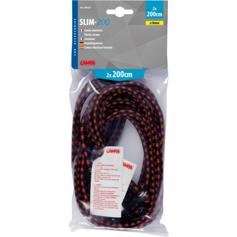 Corde elastiche slim - Ø 8 mm - 2x200 cm