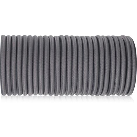 Corde élastique de sécurité grise 4 mm x 30 m, sangle élastique, filet de chargement, articles fixes