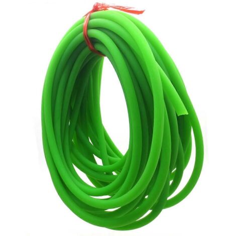 Corde élastique en latex haute élasticité, solide, de 10 mètres, verte.