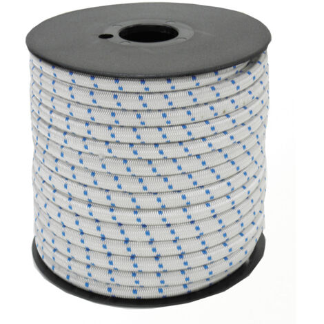 CORDE ÉLASTIQUE TRESSÉE 8 MM. X 25 M