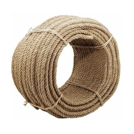 Raffiné Corde de chanvre, corde de jute naturel, corde de manille, diamètre  30mm, pour quai d