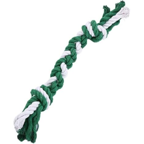 Corde en Coton pour Animaux de Compagnie pour Chien à mâcher mâles Jouet de Nettoyage pour Animaux de Compagnie molaire Corde à mâcher Jouet Amusant