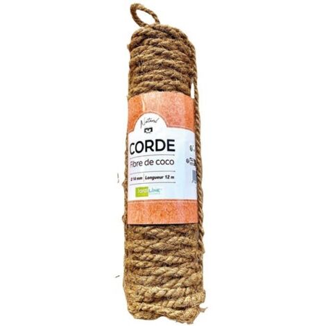 Corde en fibre de coco Ø 14 mm - 12 m - Jardiline