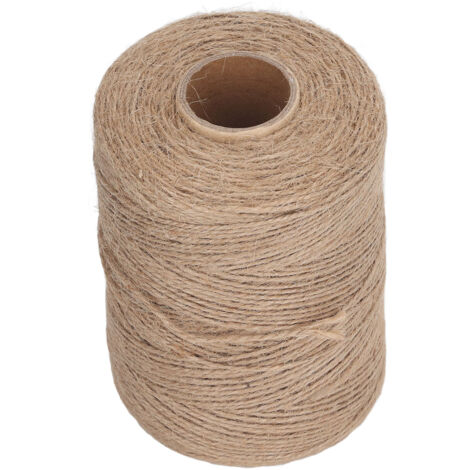 Corde en Jute Naturelle 2mm pour Projets DIY, Décoration et Jardinage - Rouleau de 300 mètres