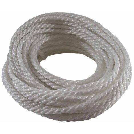 Corde en nylon Ø8mm - Corde de sécurité de 50m