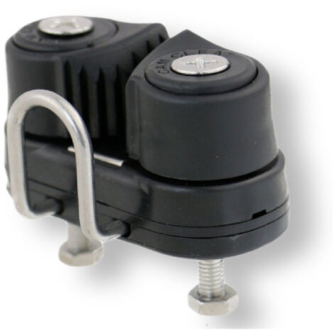 Corde en nylon noir avec pince à roulement à billes, plaque de serrage automatique pour corde, attrape-câble, accessoire de fitness Pilates avec pince automatique à roulement à billes, butée de corde