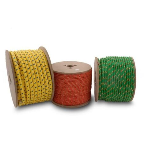 Corde en polypropylène  18mm 80m, idéale pour l'attache et l'arrimage en extérieur, résistante aux intempéries, durable, légère, polyvalente et perfectpour les travaux lourds.