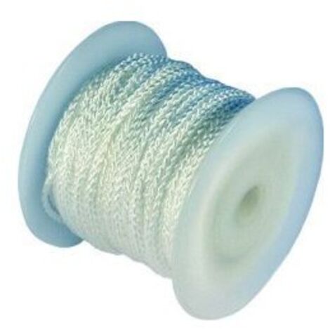Corde en polypropylène, tressés 2,5 mm 50m PP-blanc bobine (Par 25)