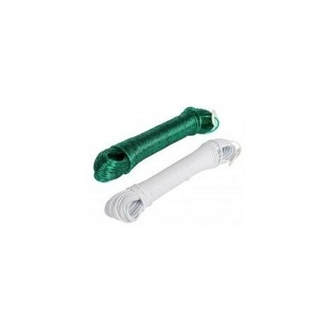 Corde linge verte 3mm 20m+tendeu412940