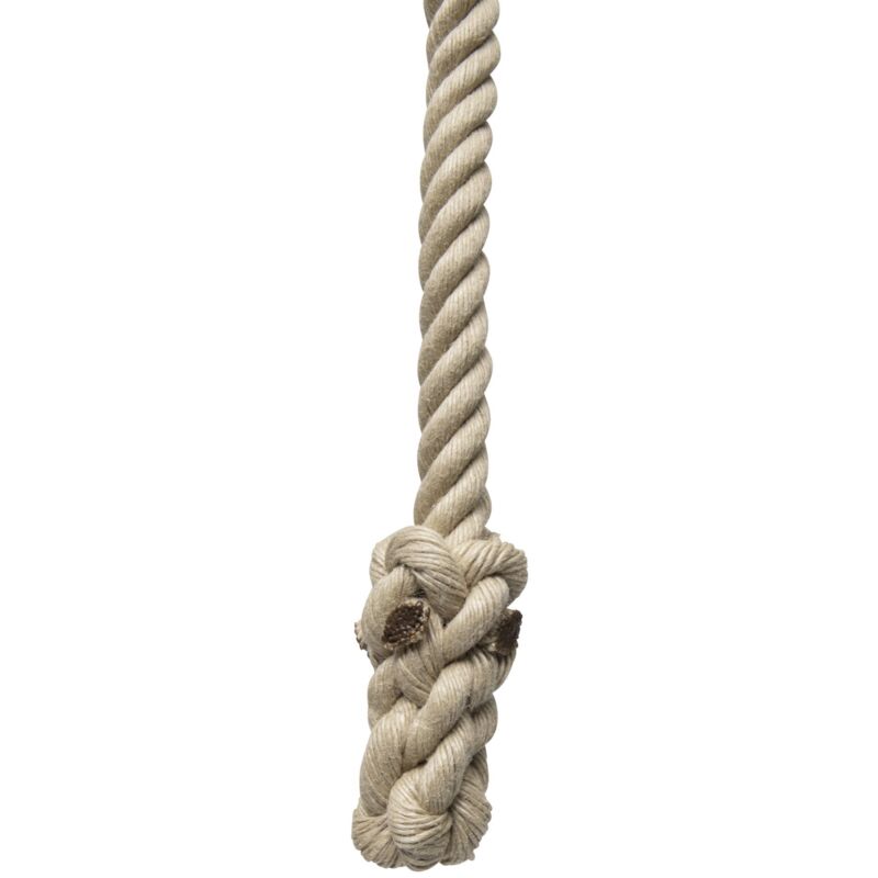 Corde lisse 3m en pp texturé 30mm beige