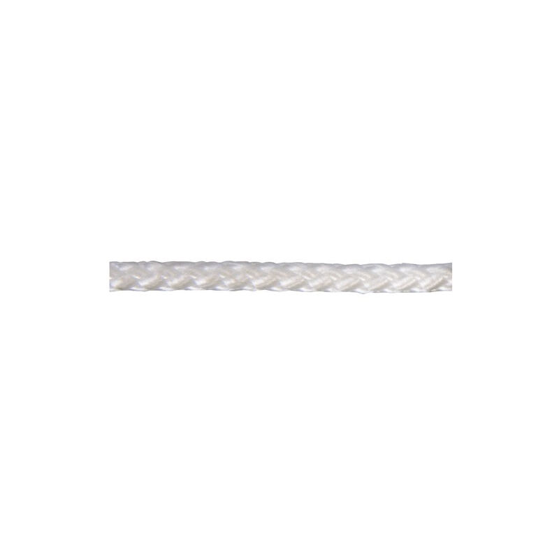 Corde polypro. tressée blanche Ø4mm bobine 100m Chapuis