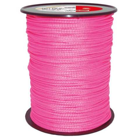 Corde Polypro. Tressée Rose ø1.5 Mm Bobine 200m - Chapuis