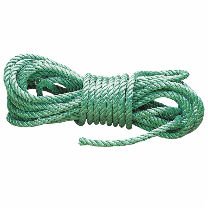 Corde En Polyester Haute Résistance - Diamètre 6 Mm - Longueur 200 M - Couleur Blanche